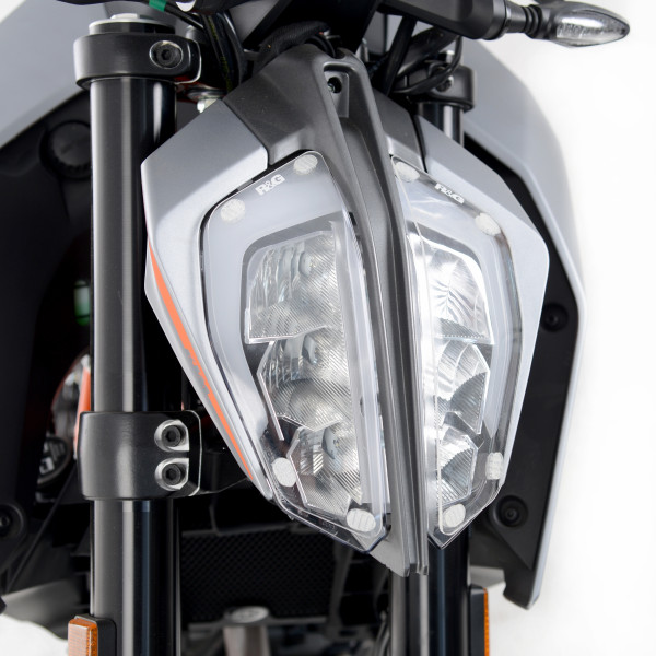 R&G Headlight Shields for KTM 790 Duke '18-, 890 Duke R '20- & 125 Duke '22- (Pair)